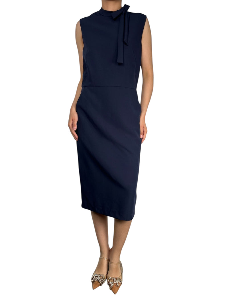Vestido Azul Marino Viscosa