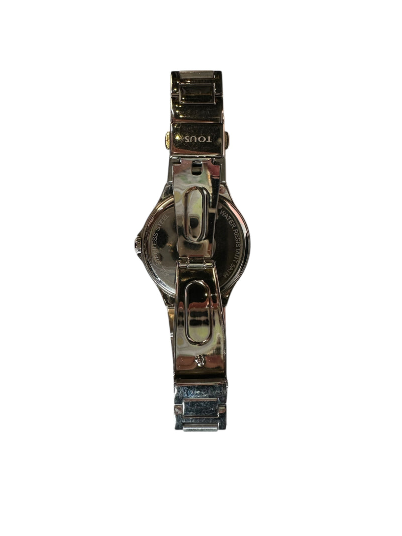 Reloj Analógico Motion Straight Oso De Acero Con Cristales