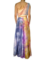 Falda Maxi Tie Dye Tricolor
