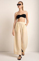 Pantalón Con Volumen Y Cintura Elástica