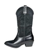 Bota Texana Cuero Agamuzado