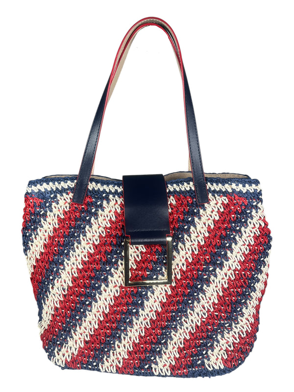 Cartera Tejida Papel