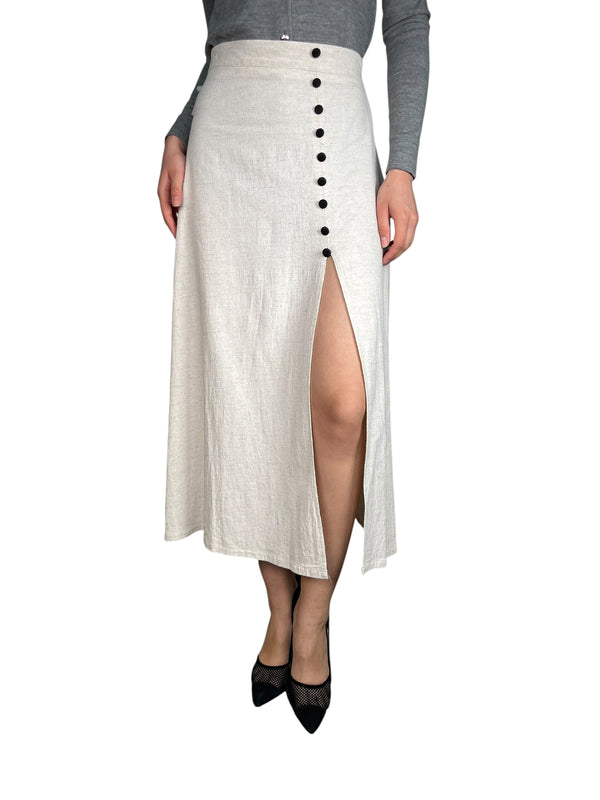 Falda Beige