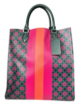 Cartera Verde/ Fucsia