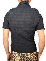 Camisa Fruncida Botones