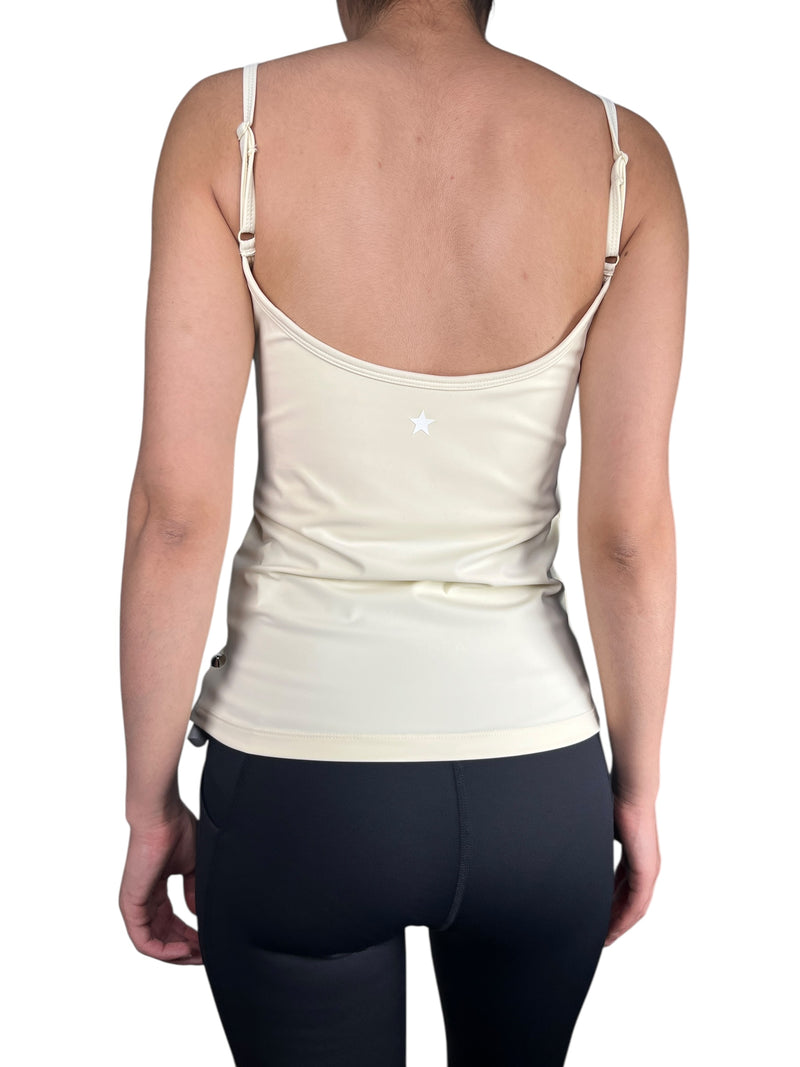 Polera Deportiva Crema