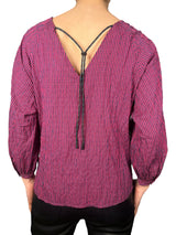Blusa Cordón Escote
