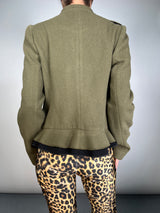 Chaqueta Lana Verde