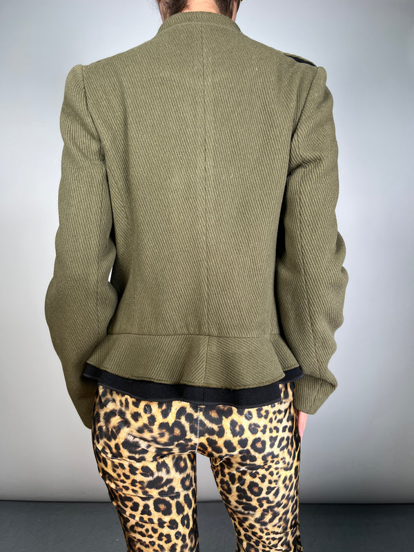 Chaqueta Lana Verde