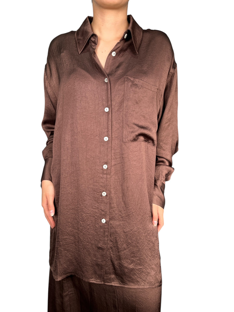 Blusa Efecto Satinado