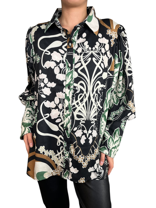Blusa Manga Globo