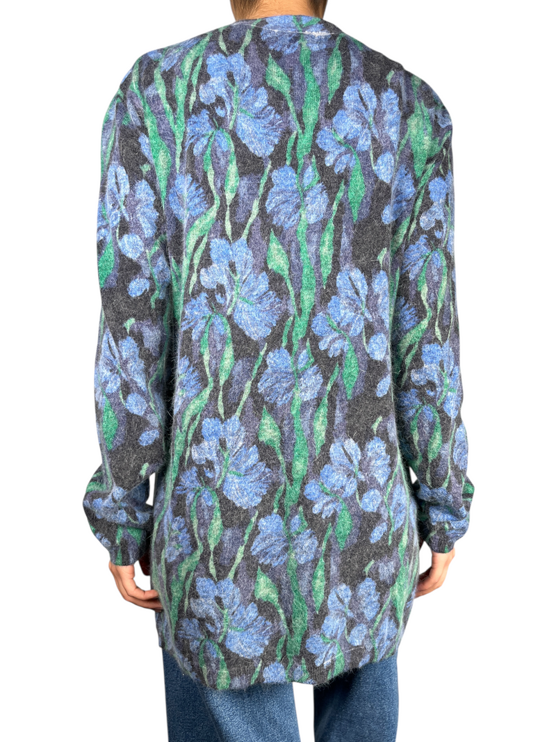 Cárdigan Largo Print Floral