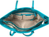 Cartera Cuero Turquesa