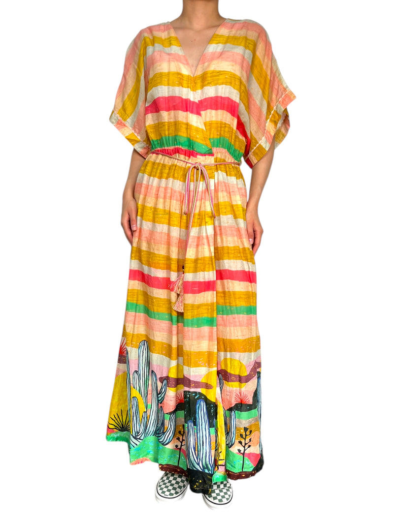 Salida de baño multicolor