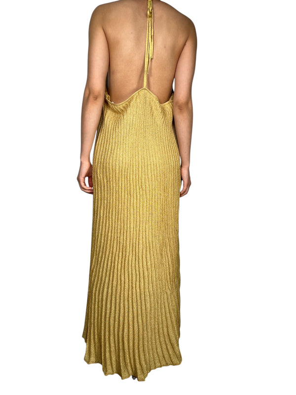 Vestido Tejido Metalizado