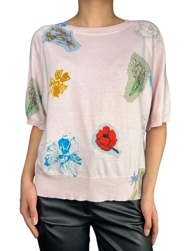 Polera Tejida Flores