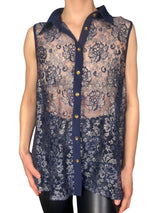 Blusa Traslucida Lurex