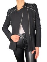 Chaqueta Tachas Viscosa