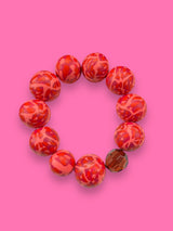 Pulsera Esferas Animal Print