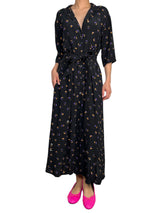 Vestido Viscosa Estampado Luna