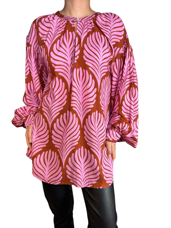 Blusa Viscosa Terracota