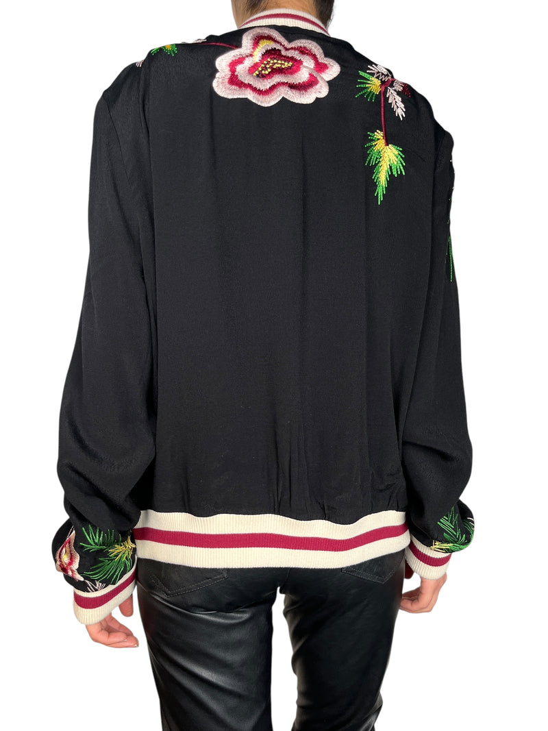 Chaqueta Bomber Bordada