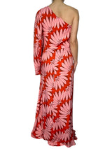 Vestido Viscosa Asimétrico Estampado Floral