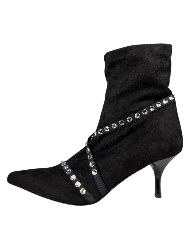 Botines Aplicaciones Brillantes