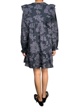 Vestido Contraste Antracita