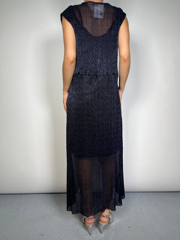 Vestido Fibras Metalizadas