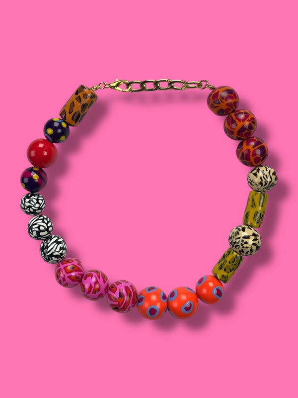 Collar Esferas Multicolor