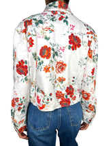 Chaqueta Denim Flores