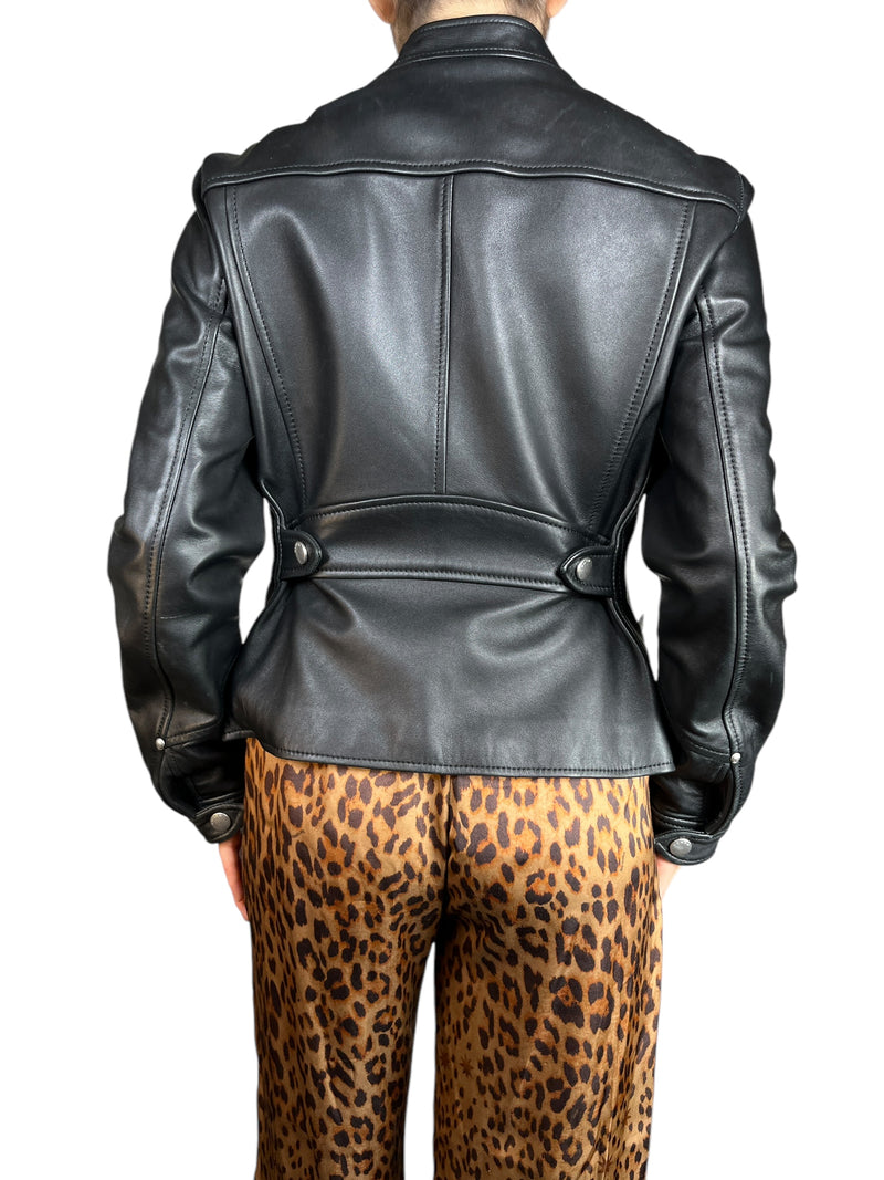 Chaqueta Up Town Racer Cuero