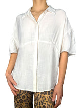 Camisa Blanca Texturizada