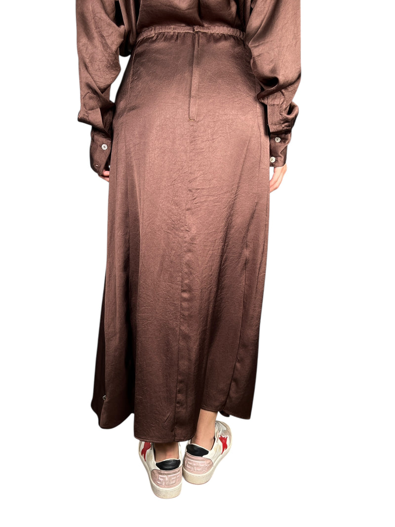 Falda Efecto Satinado