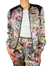 Bomber Estampada Seda