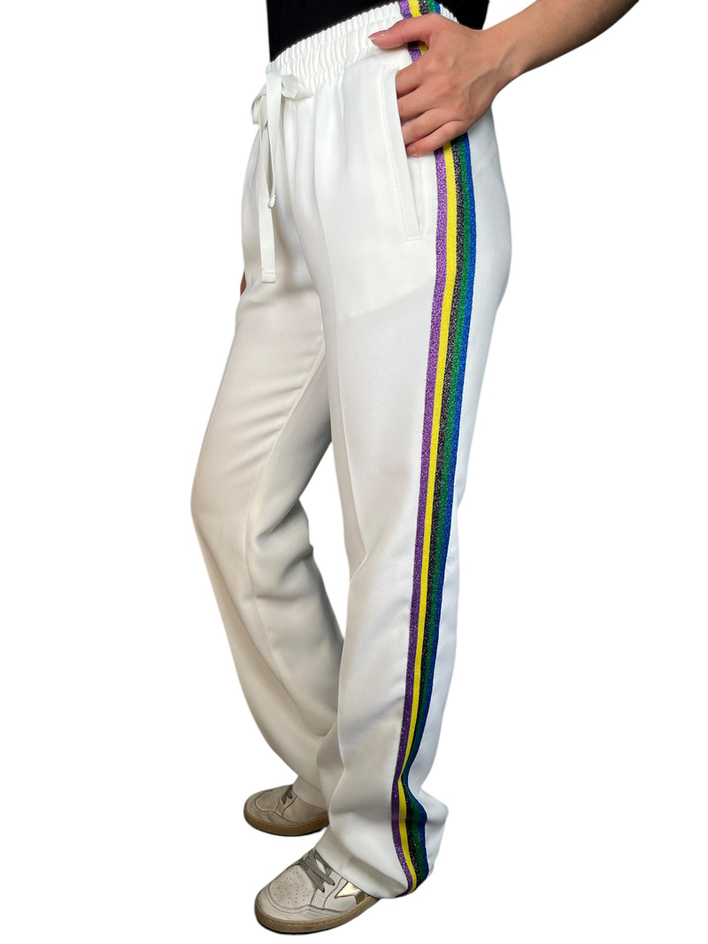 Pantalón Franjas Fibras Metalizadas