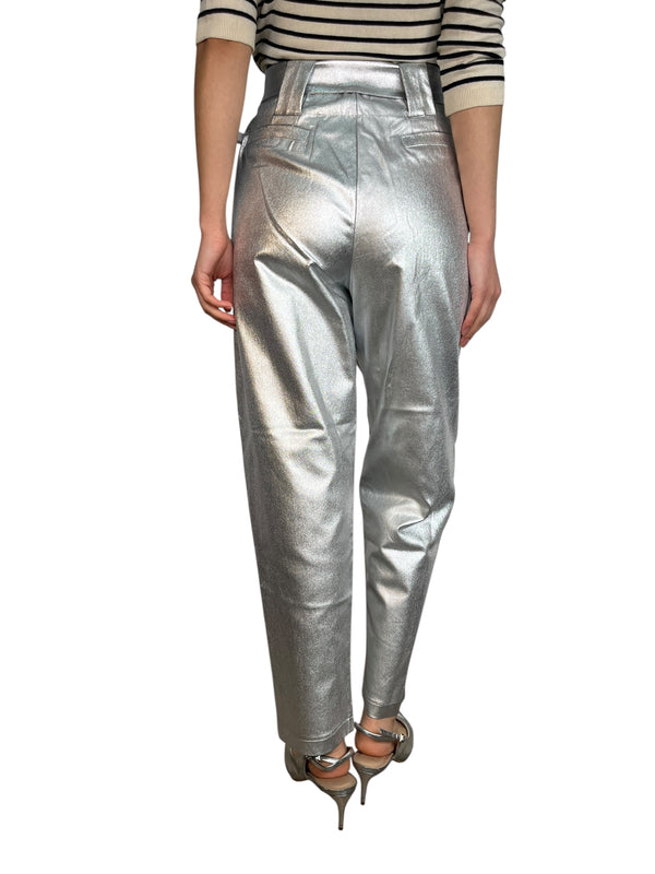Pantalón Plateado