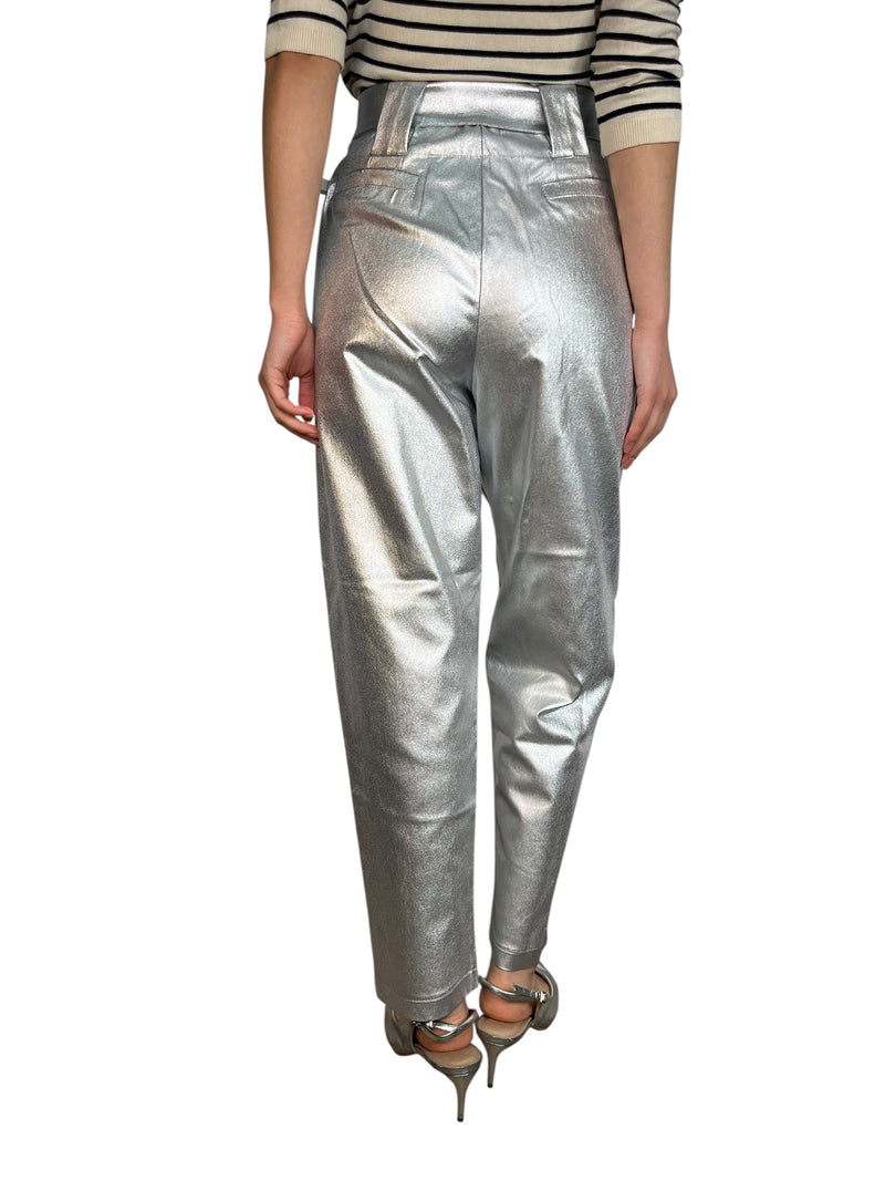 Pantalón Plateado