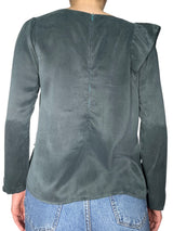 Blusa vuelos verde