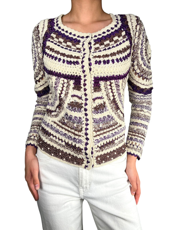 Sweater Fibras Metalizadas