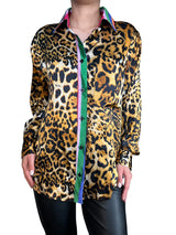 Blusa Satinada Animal Print
