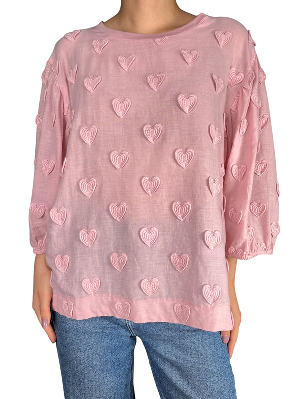 Polera Corazones