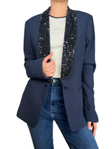 Blazer Solapa Lentejuelas
