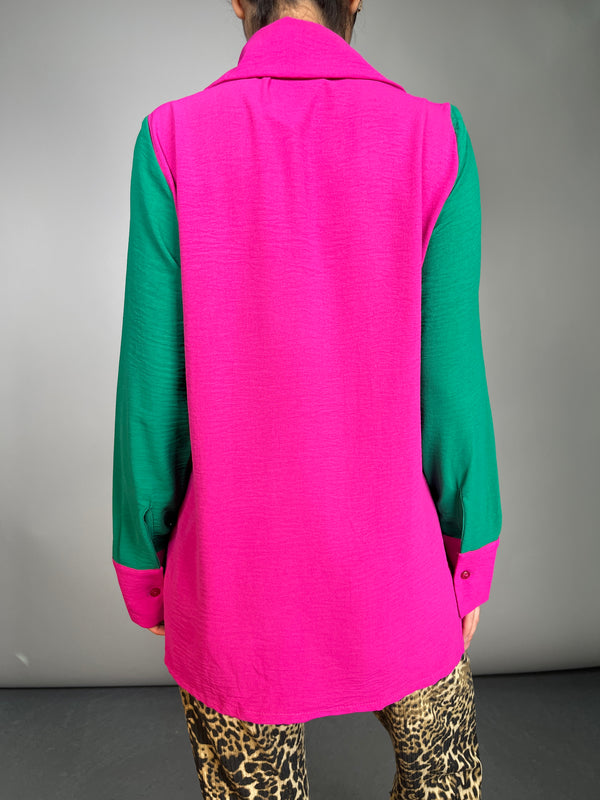 Blusa Bicolor