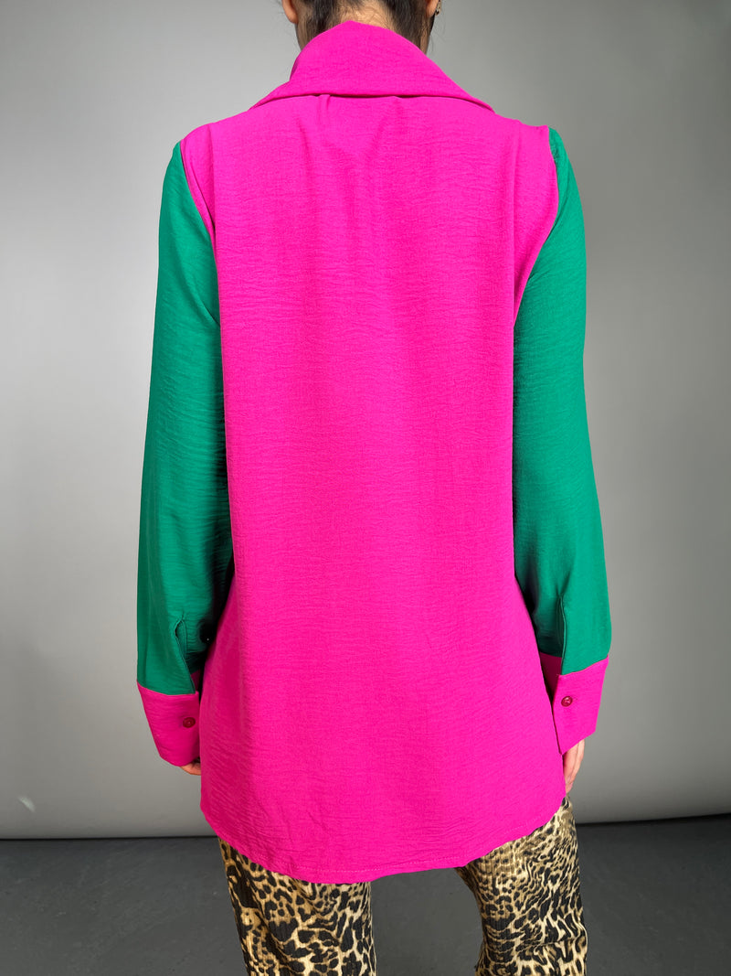 Blusa Bicolor