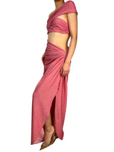 Vestido Aury Fibras Metalizadas