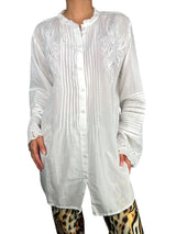 Blusa Blanca Bordada