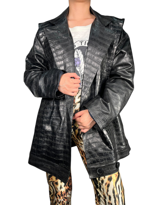 Chaqueta Croc Cuero