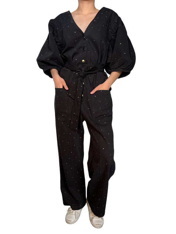 Enterito Denim Con Aplicaciones